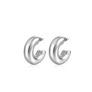 10MM Chunky Mini Hoop Earrings