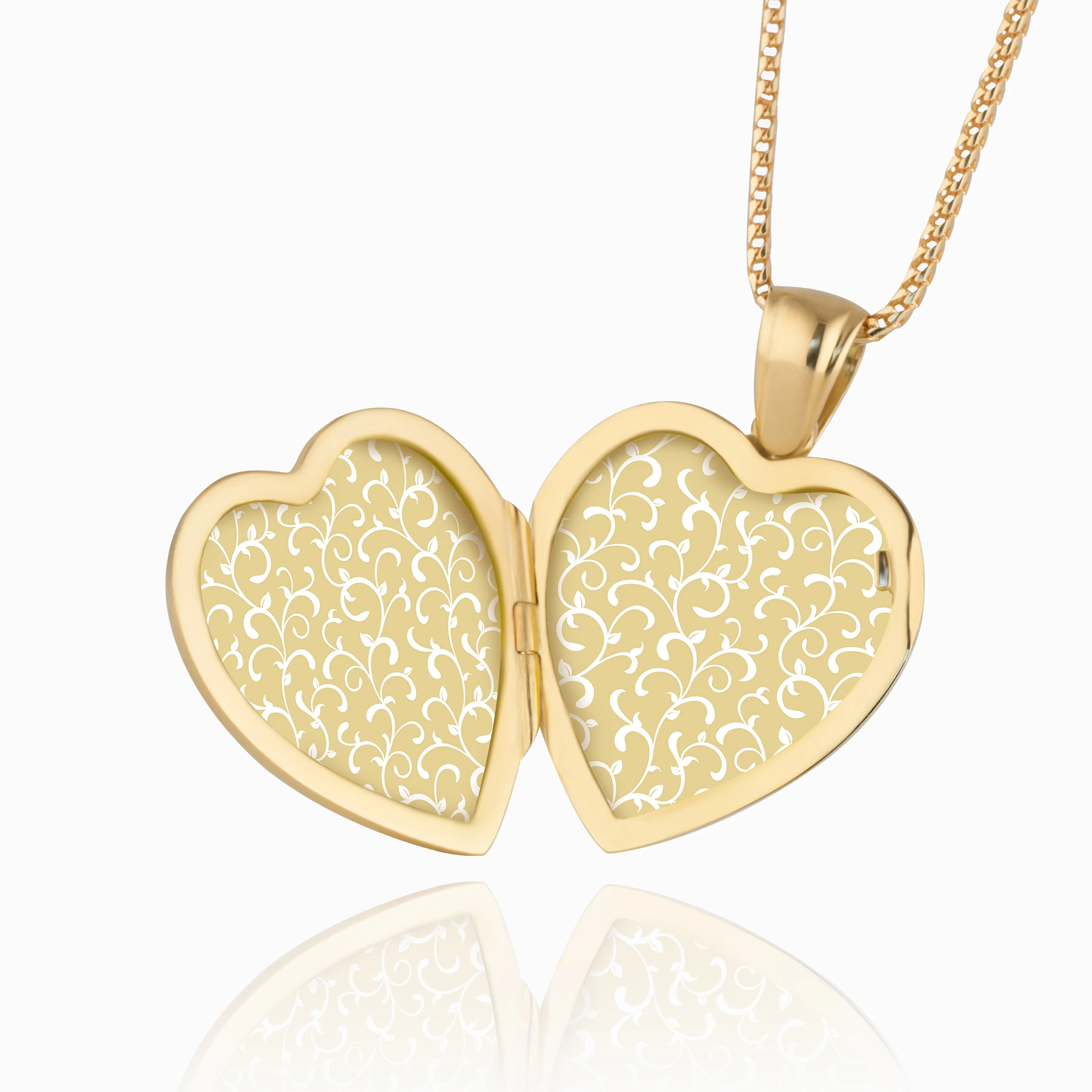 18 ct Diamond Surround Gold Locket