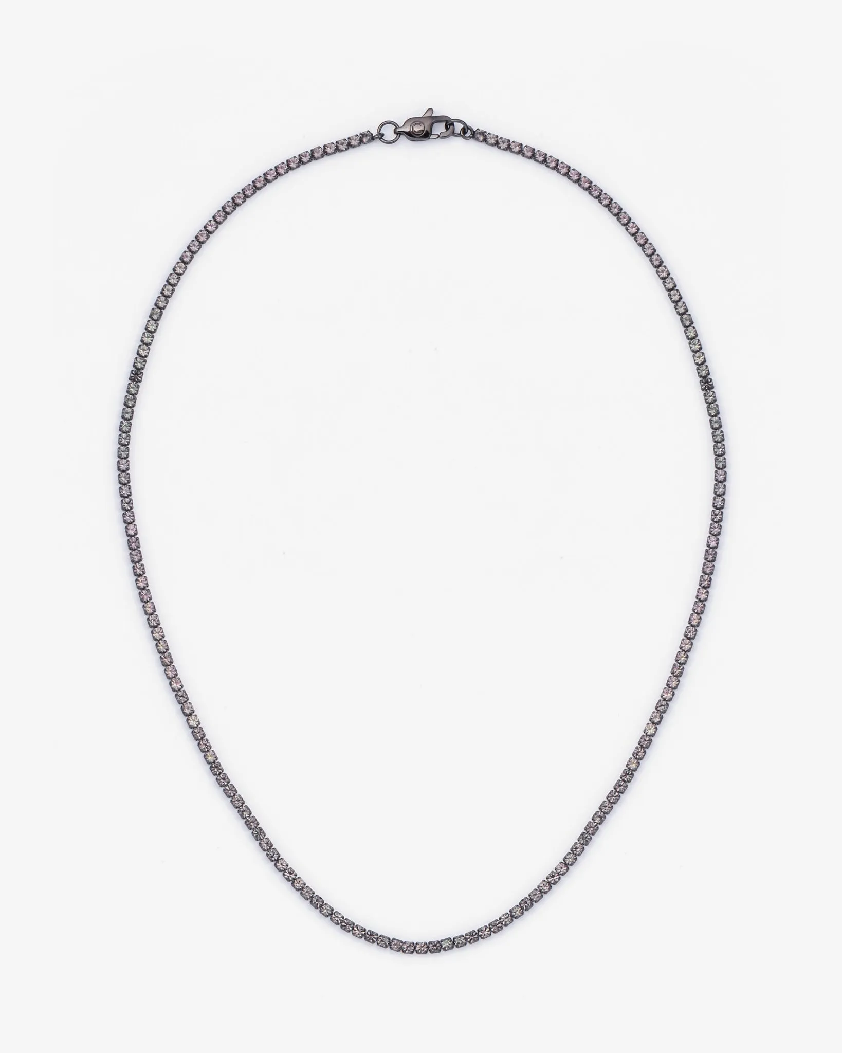 2.5mm Micro Tennis Chain - Black