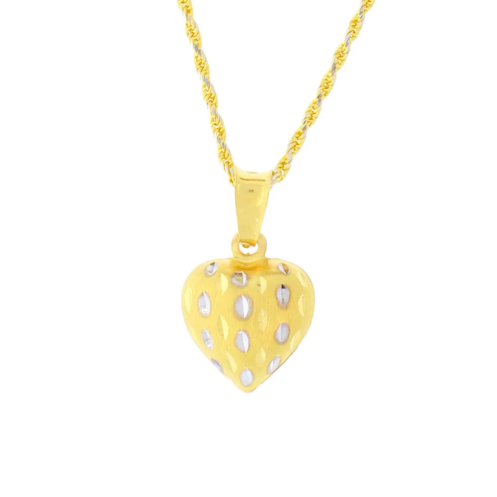3-d Heart Pendant