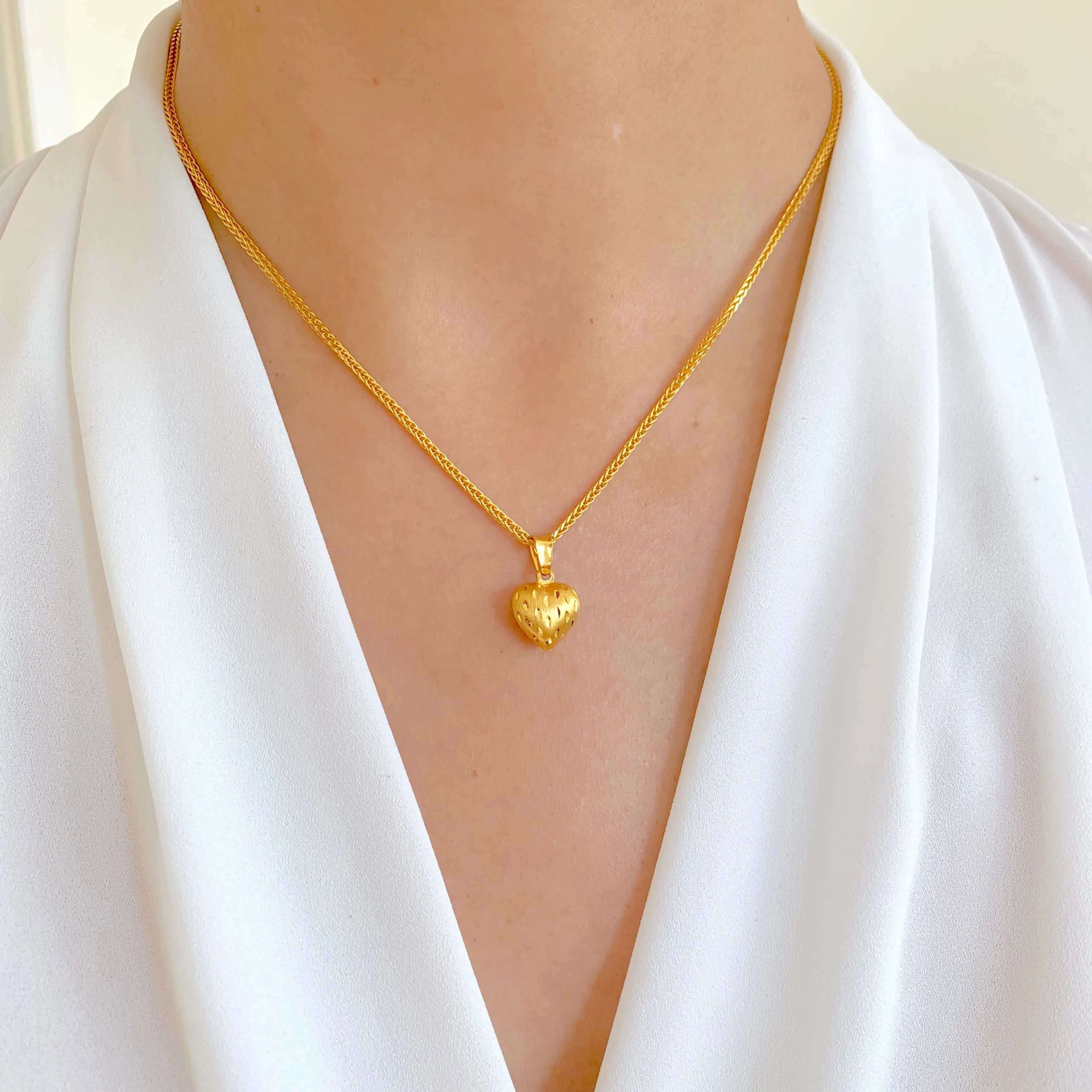 3-d Heart Pendant