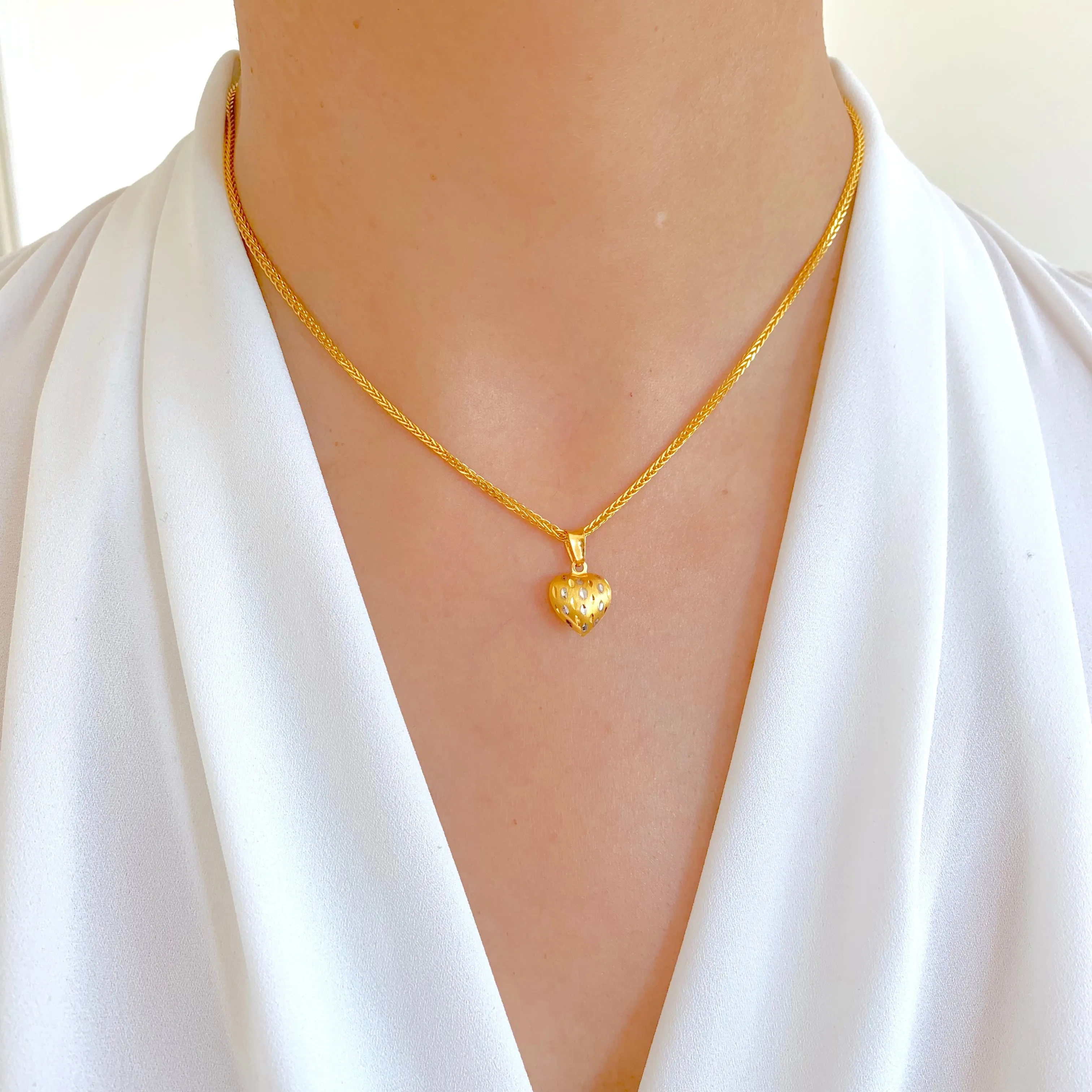 3-d Heart Pendant