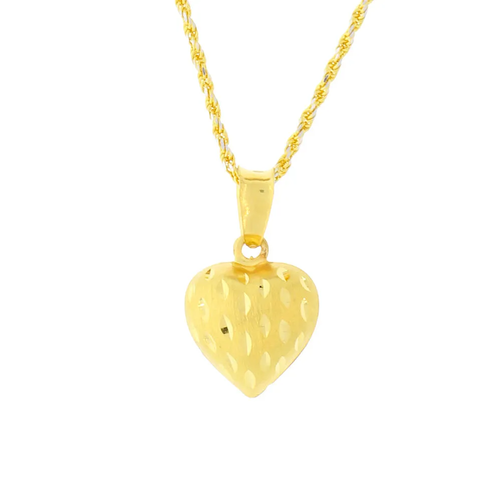 3-d Heart Pendant