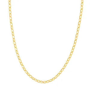 4.5mm Hollow Oval Forzentina Chain with Pear Lock
