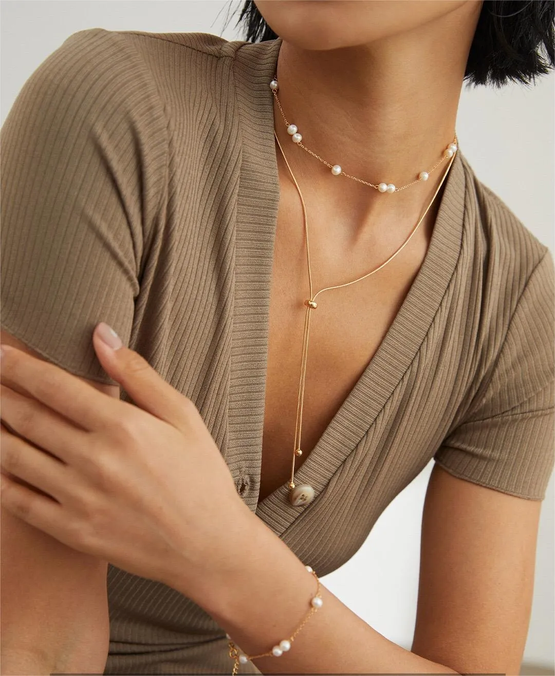 Adjustable Snake Chain Necklace in Titanium Steel