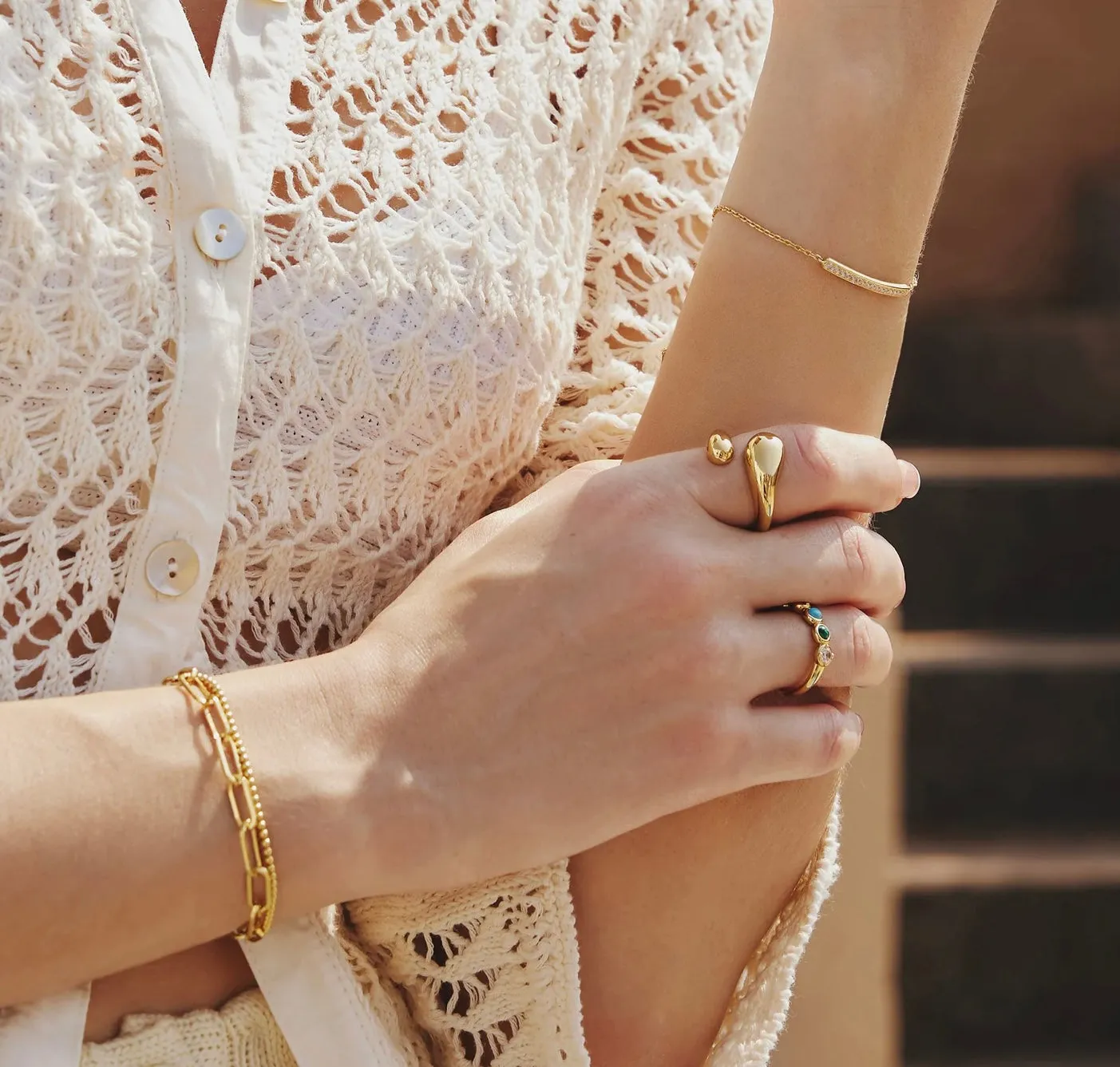 Ania Haie Gold Medium Chain Bracelet
