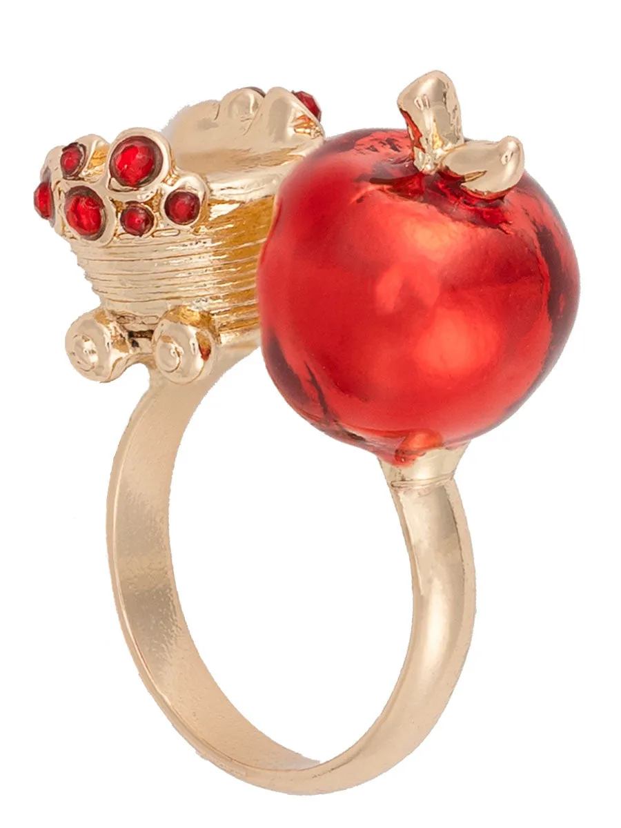 Apple Ring Jewelry for Girls
