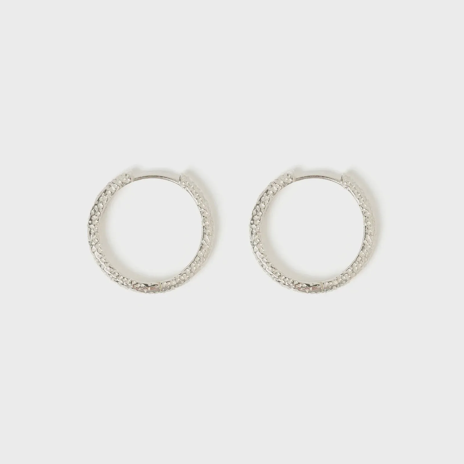 Arms Of Eve Arabella Silver Hoop Earrings