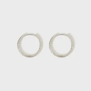Arms Of Eve Arabella Silver Hoop Earrings