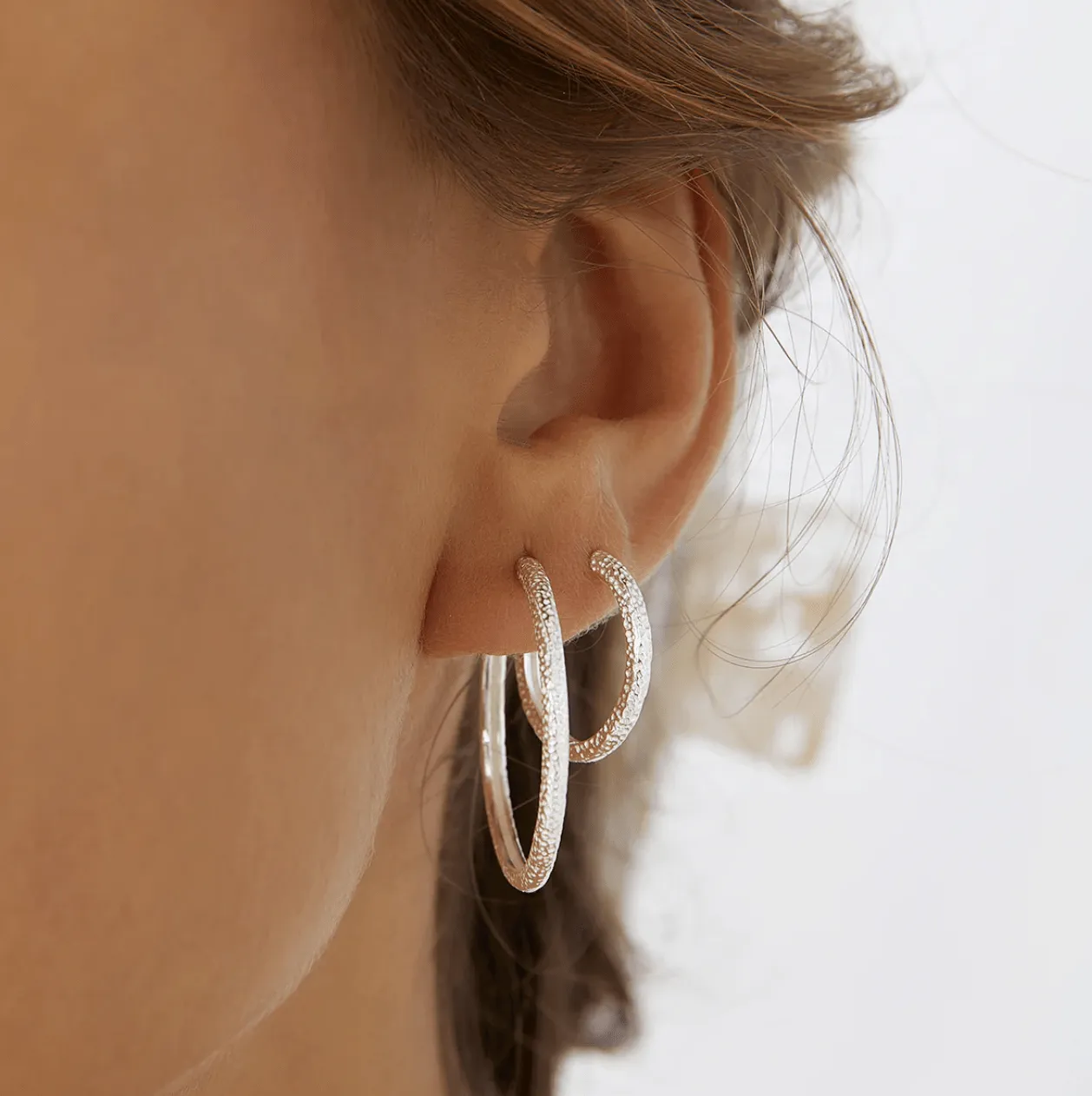 Arms of Eve, Arabella Silver Hoops Earrings