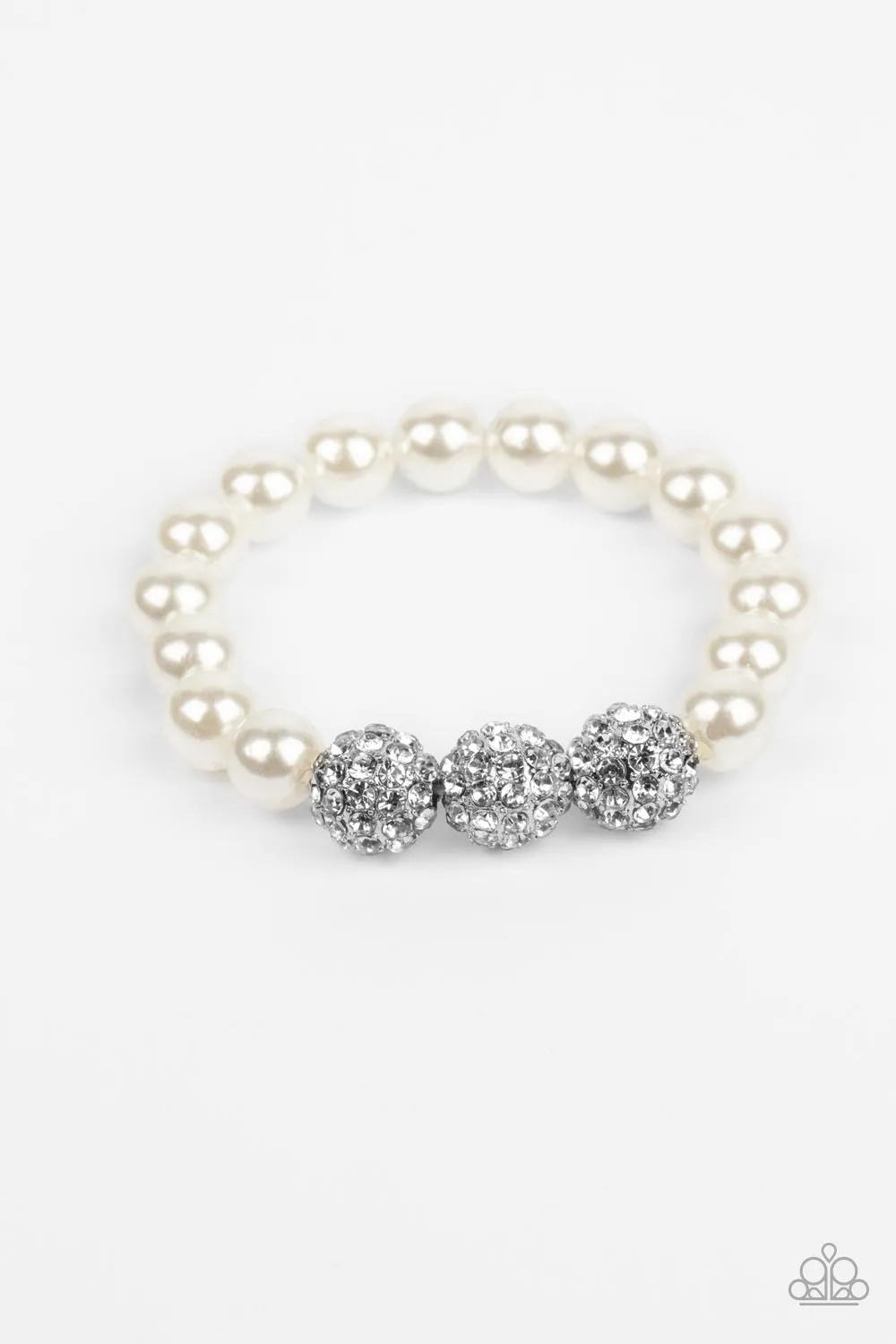 Bracelets Breathtaking Ball - White Pearl B2250