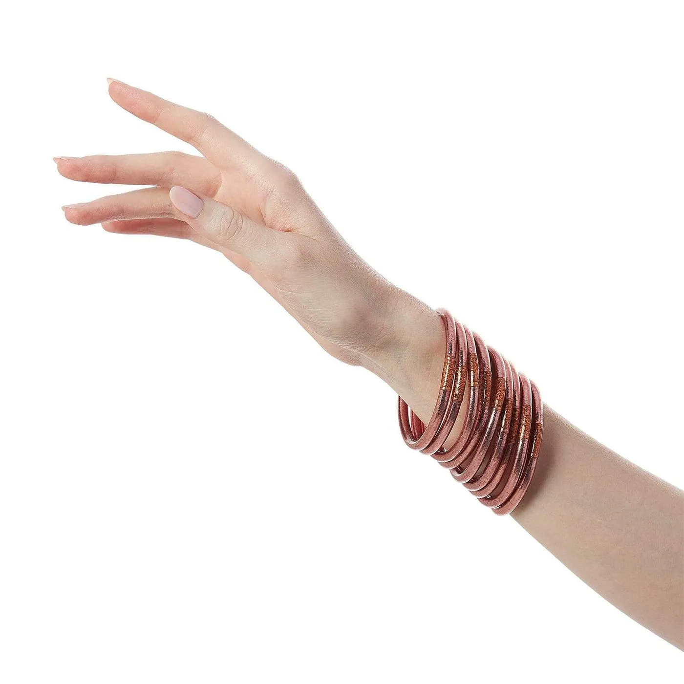 BuDha Girl - Tzubbie All Weather Bangle Set of 9 - Various