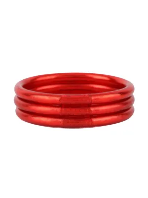 BuDhaGirl | All Weather Bangles - Crimson