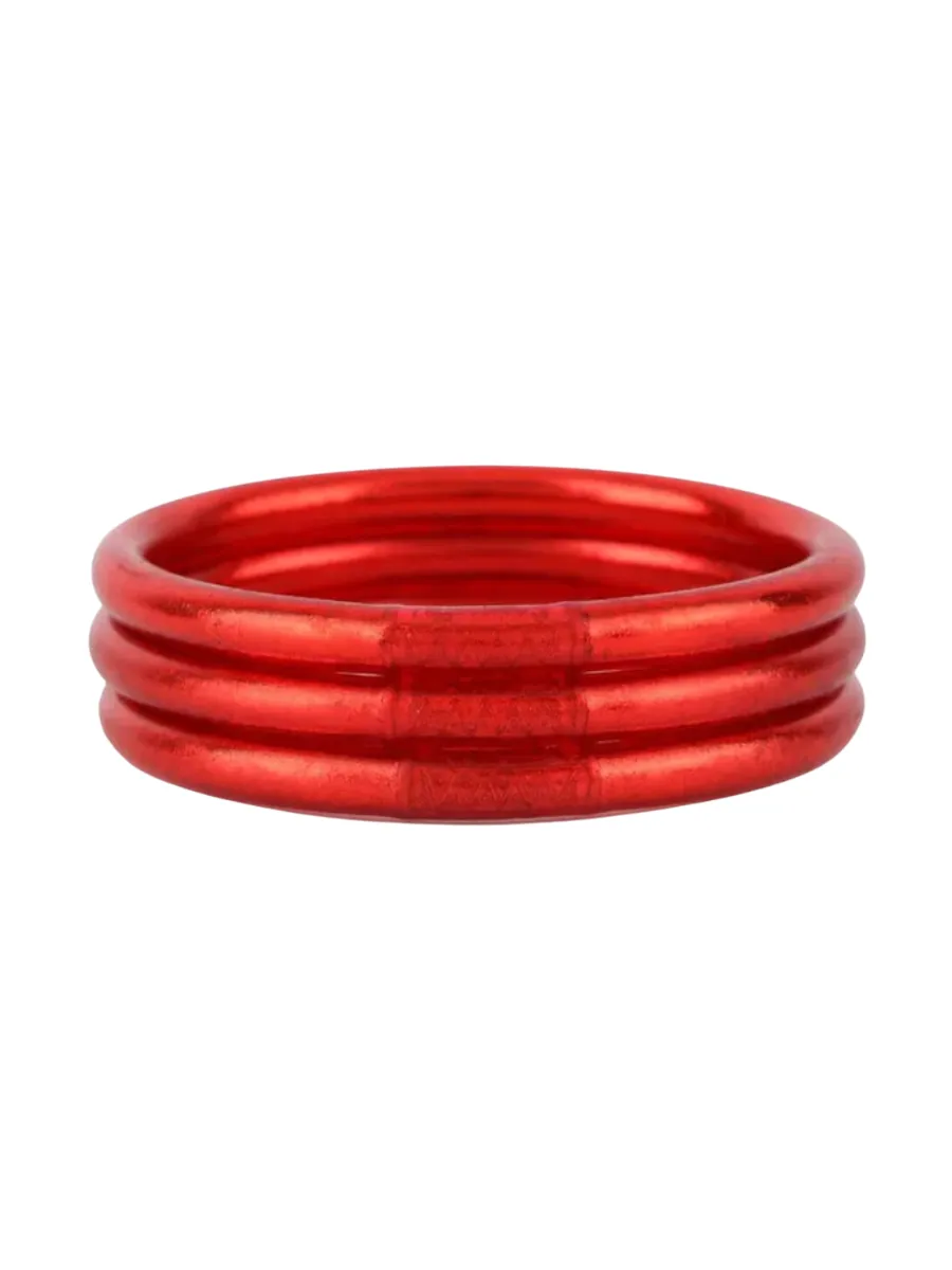 BuDhaGirl | All Weather Bangles - Crimson