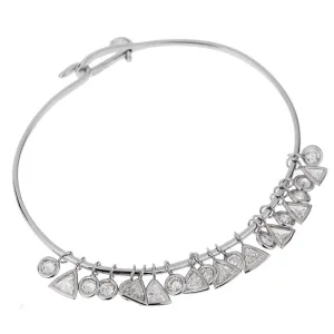 Christian Dior Dangling Diamond White Gold Bracelet