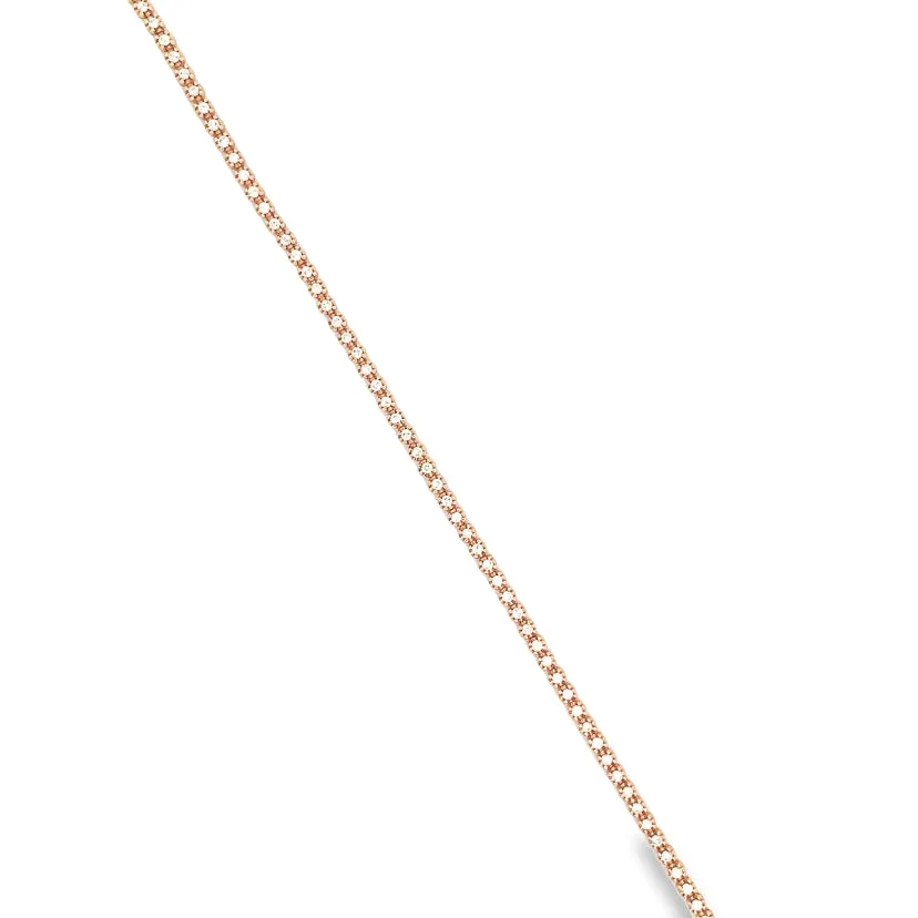 Classic Rose Gold Tennis Bracelet By Gioielli Di Valenza
