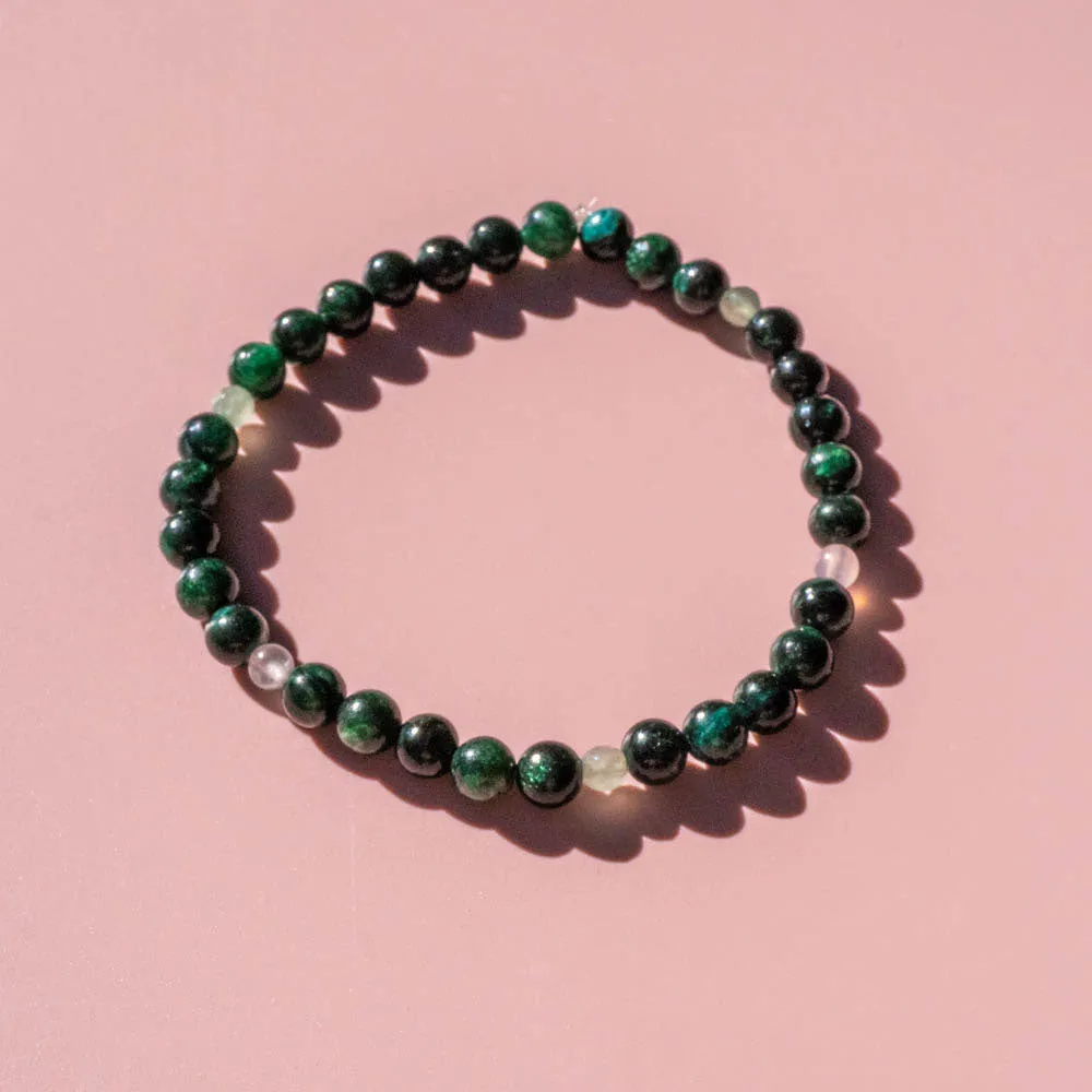 Couples Bracelet | Emerald   Rose
