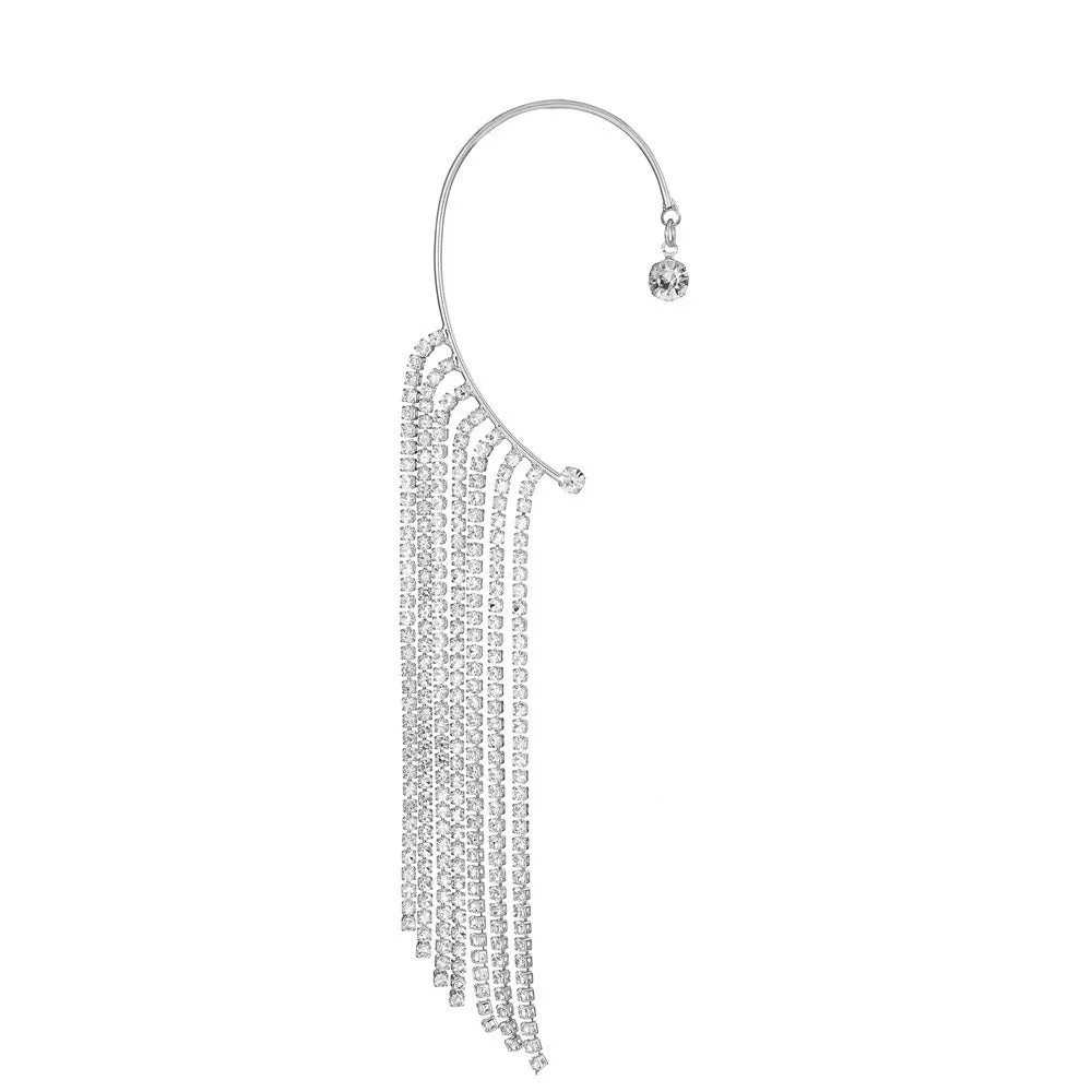 Dangling Faux Stone Ear Piece