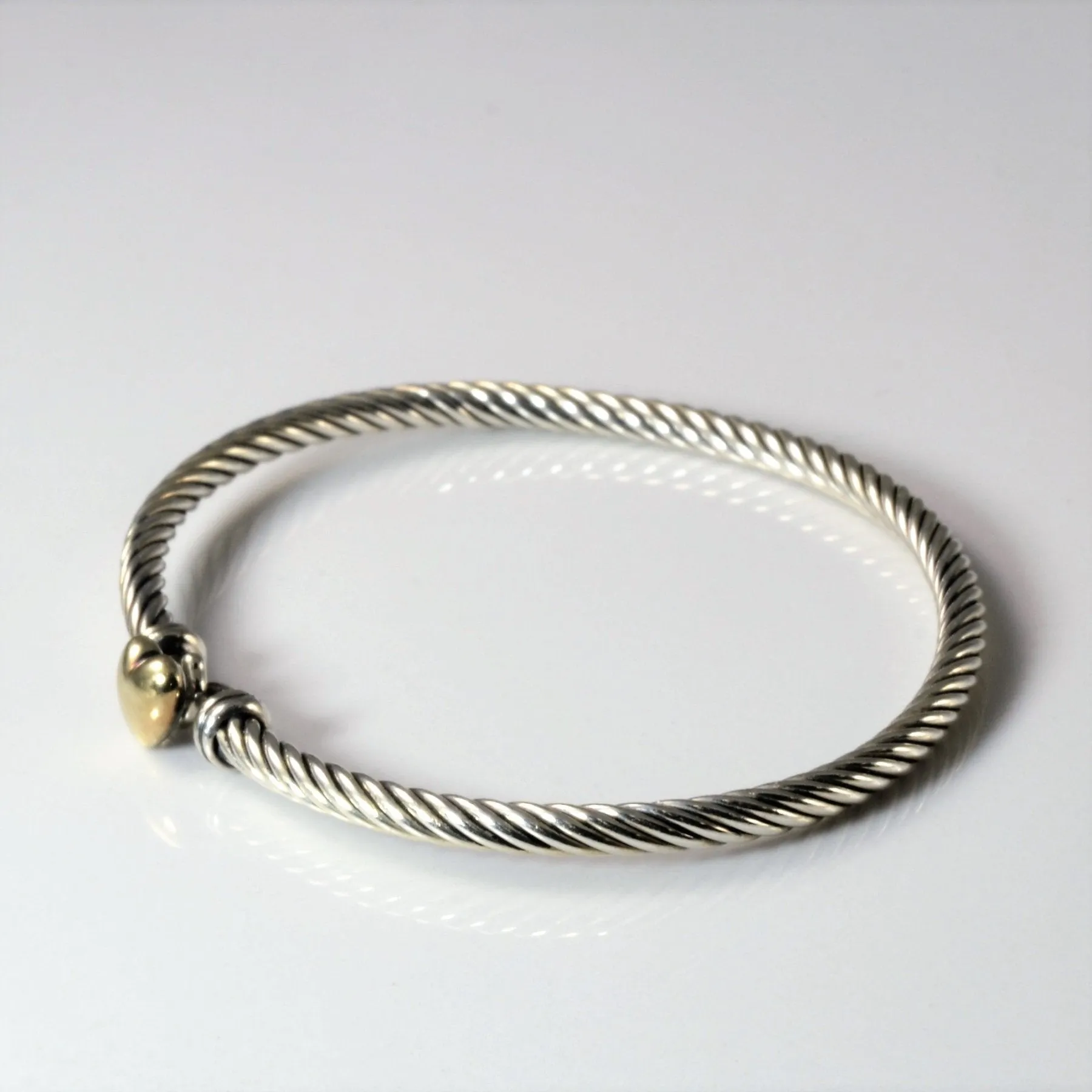 'David Yurman' Cable Collectibles Heart Bracelet | 6" |