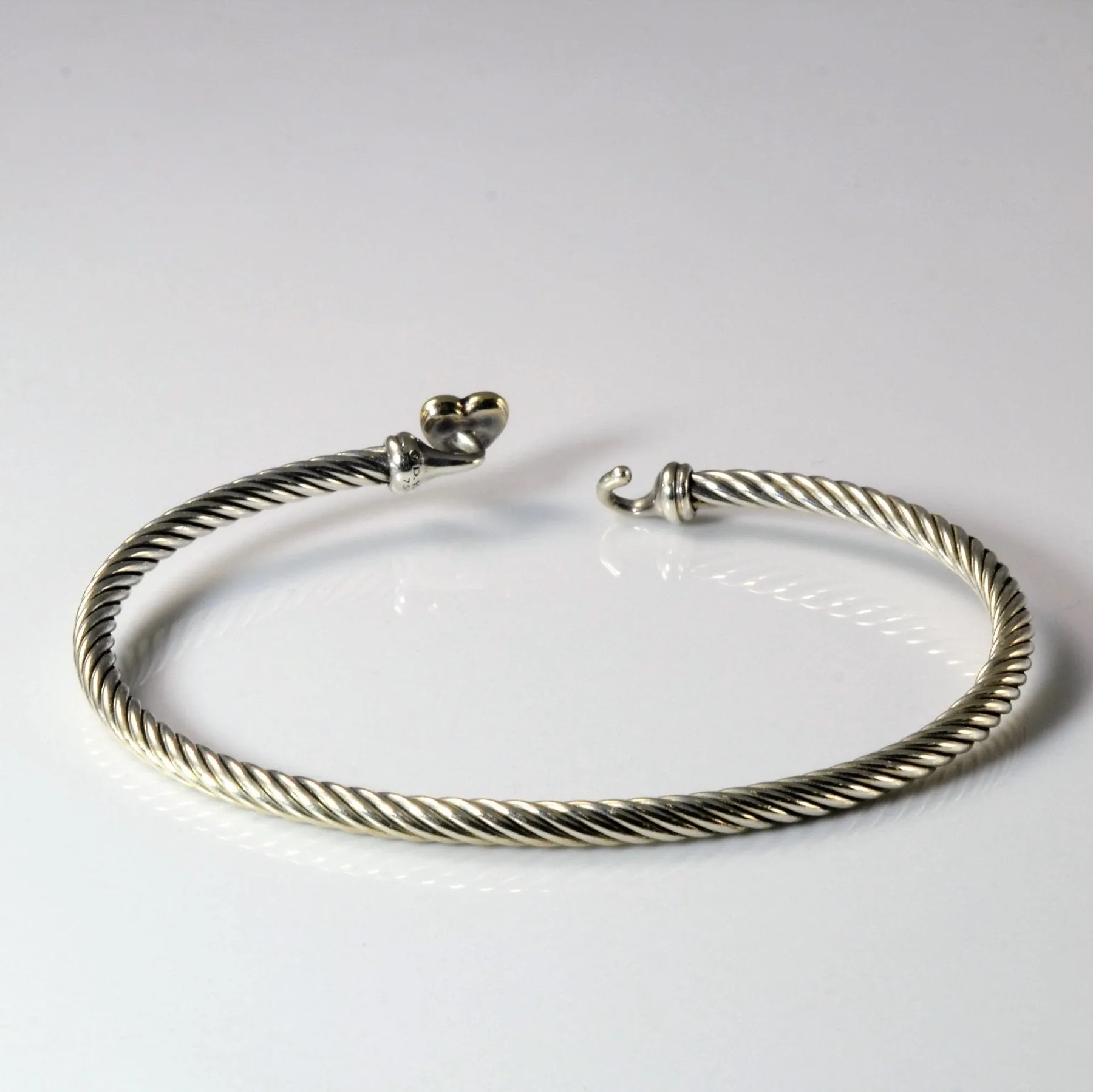 'David Yurman' Cable Collectibles Heart Bracelet | 6" |