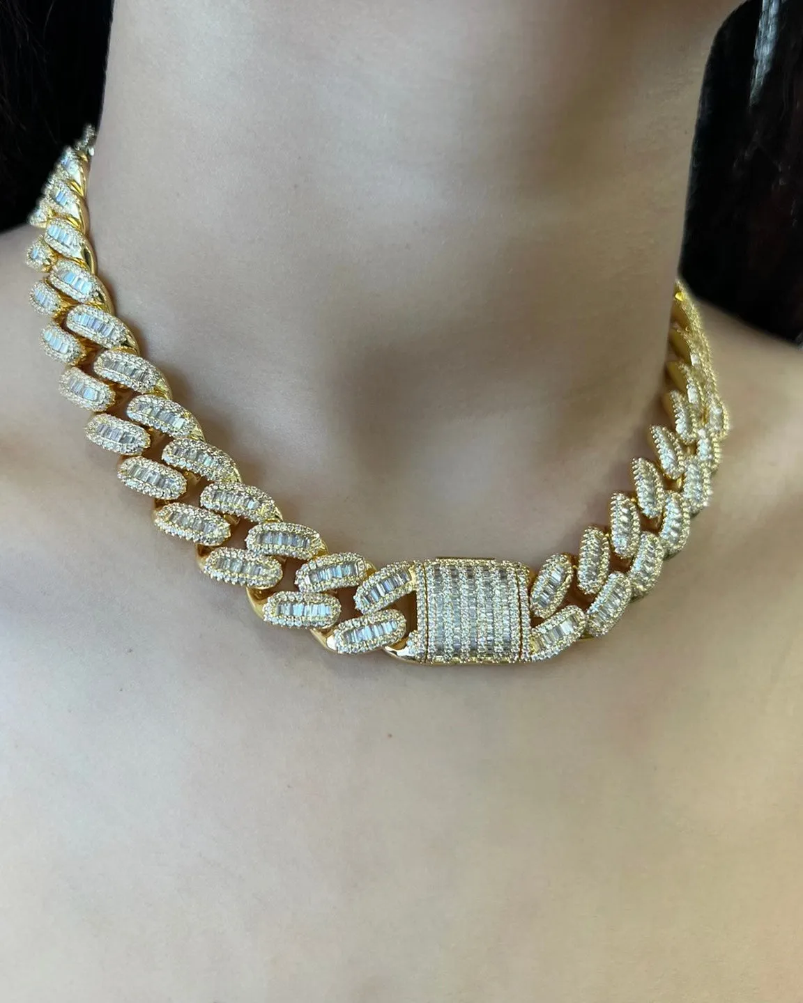 Deluxe Baguette Necklace