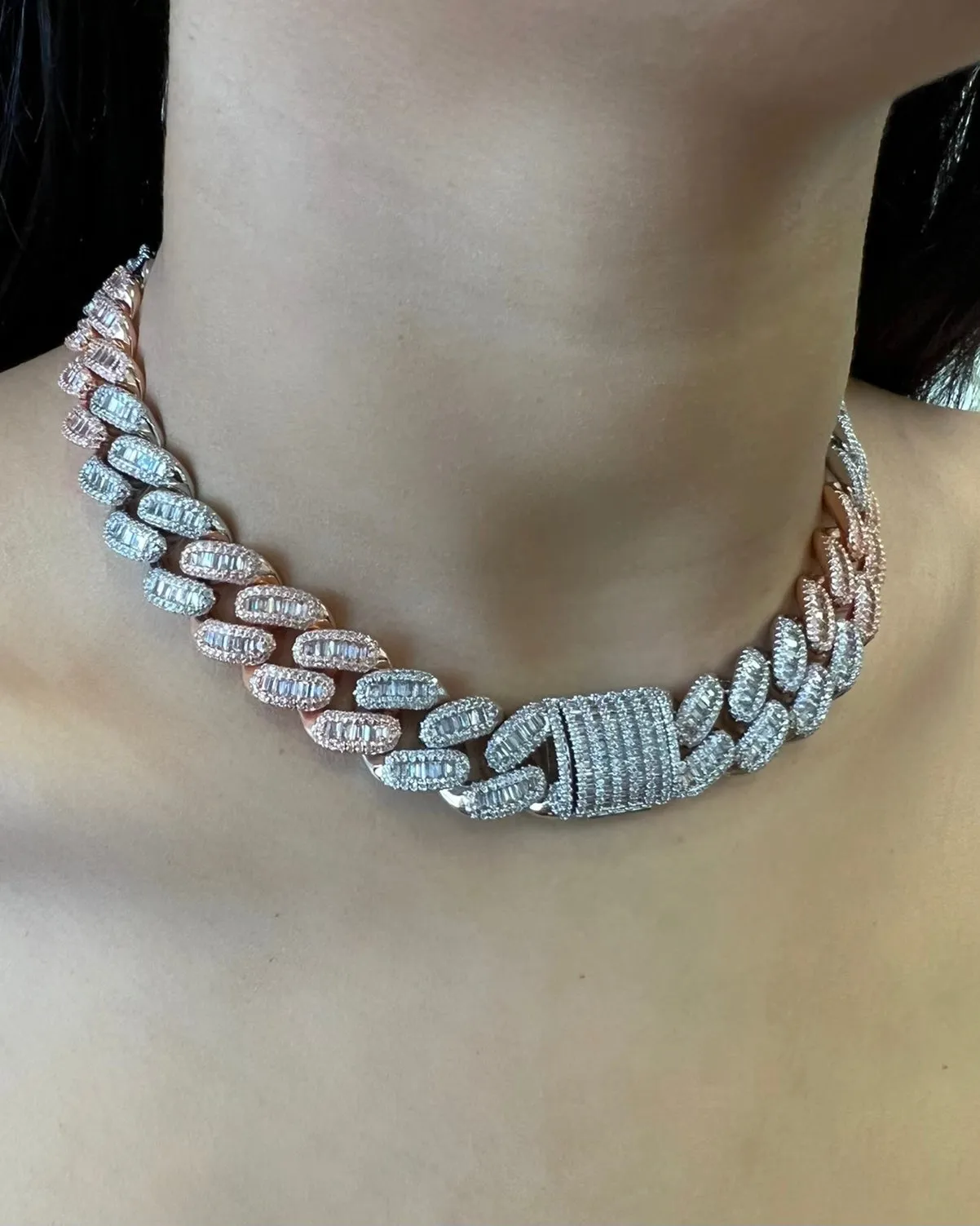 Deluxe Baguette Necklace