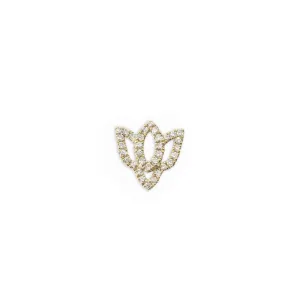 Diamond Lotus Charm