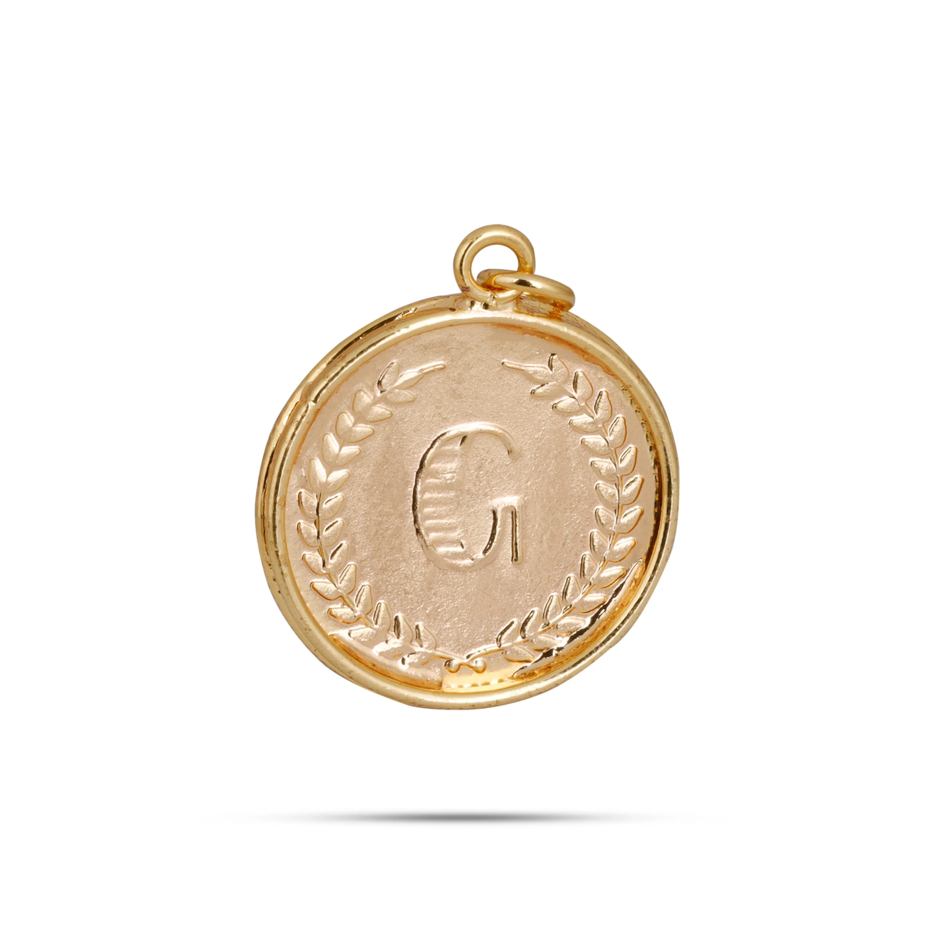 Dollar - 1 Inch | Guruvayurappan Pendant/ Copper & Gold Polish Locket for Men & Women