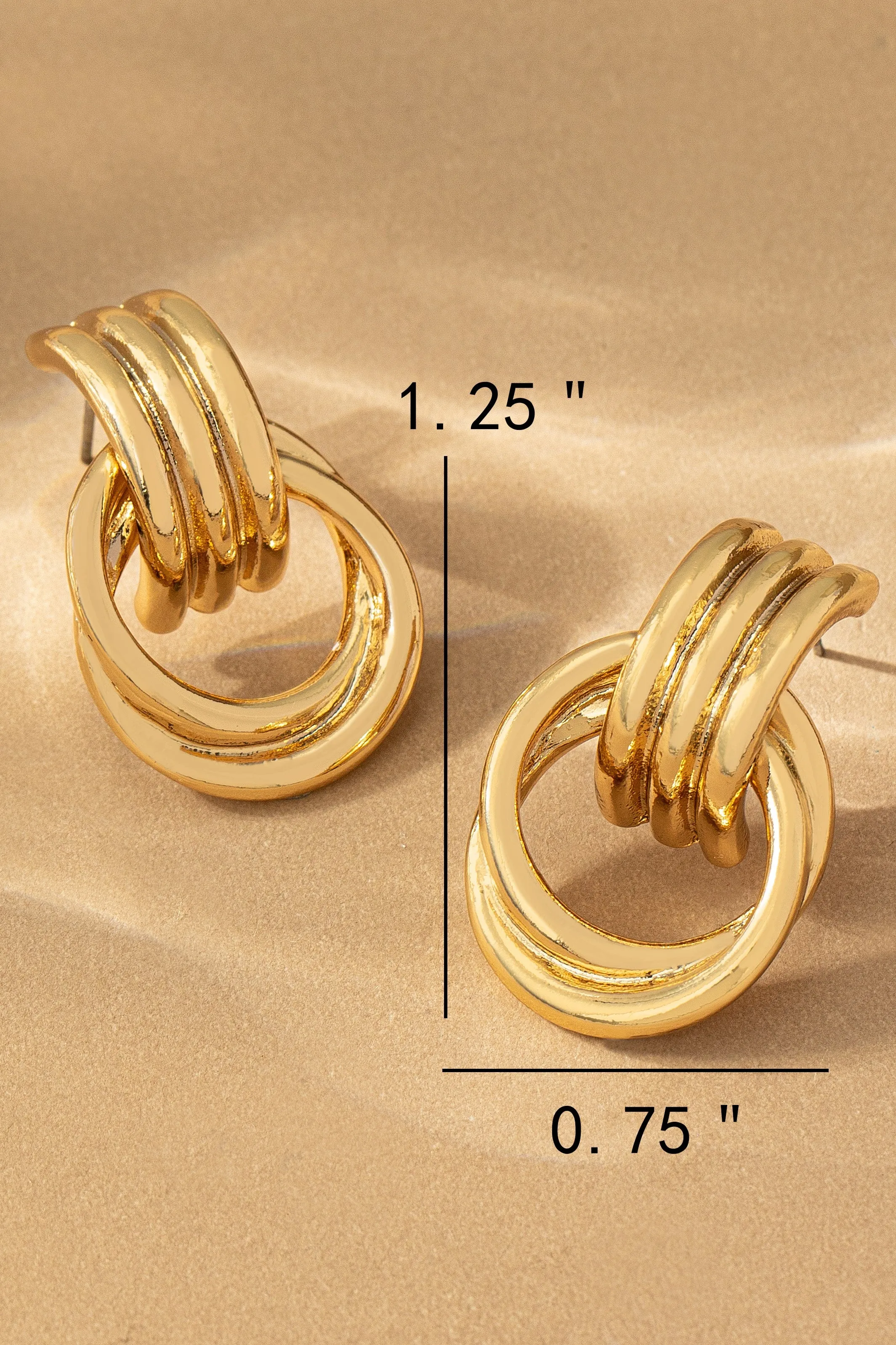 Door Knock Hoop Earrings