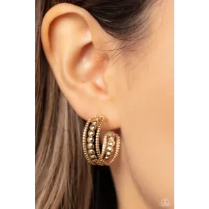 Dotted Darling - Gold Earrings