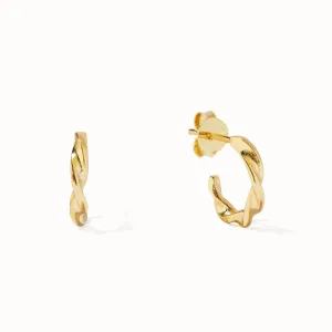 Flawed Carrie Hoops - Gold
