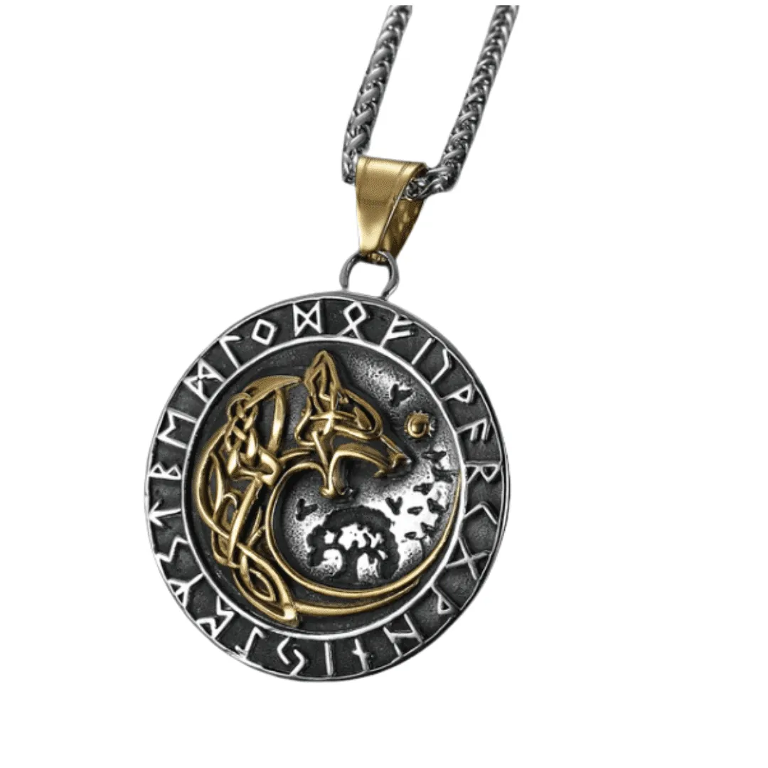 Frostbite Fenrir Gothic Pendant Necklace by The Nevermore