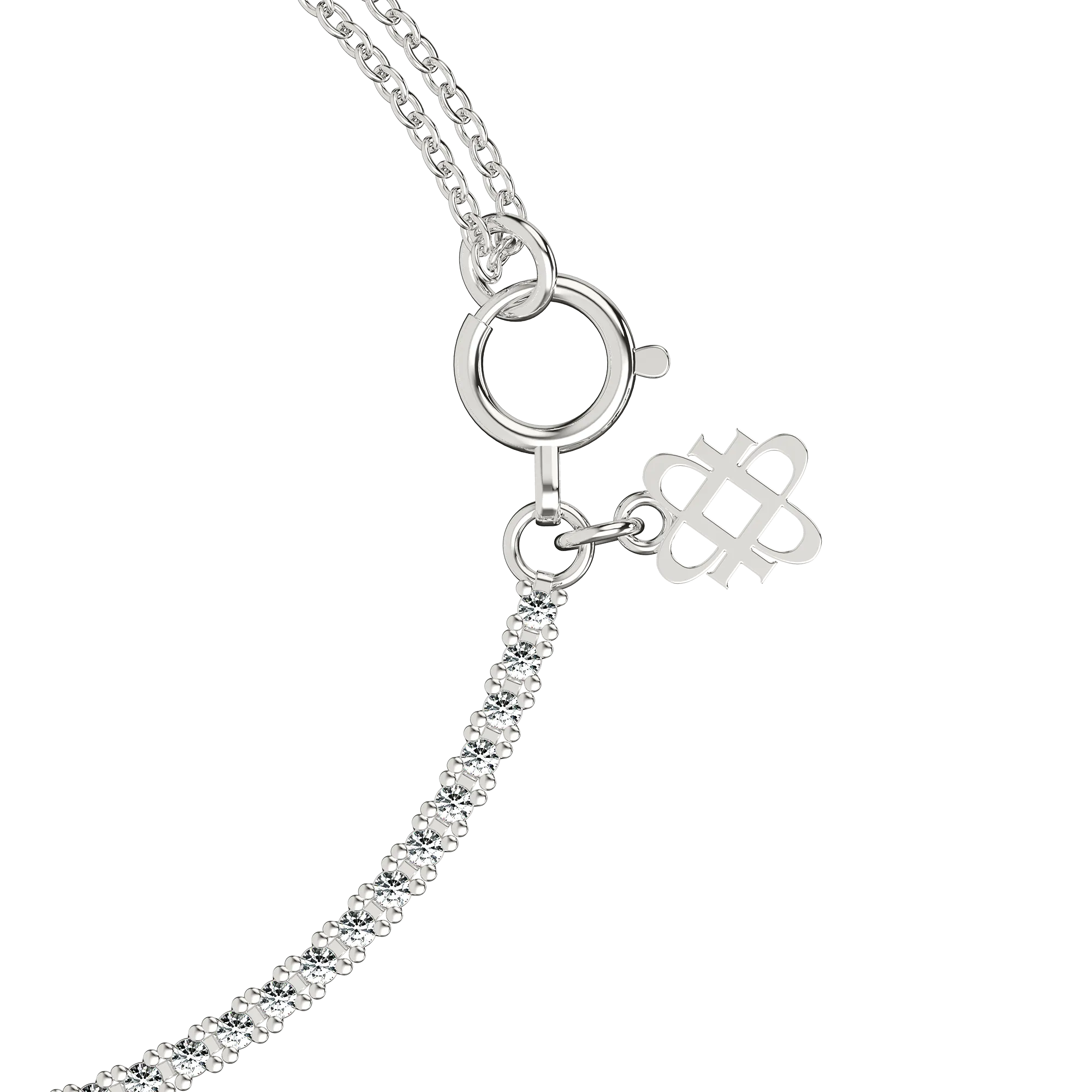 Fusion Dual Chain Diamond Bracelet