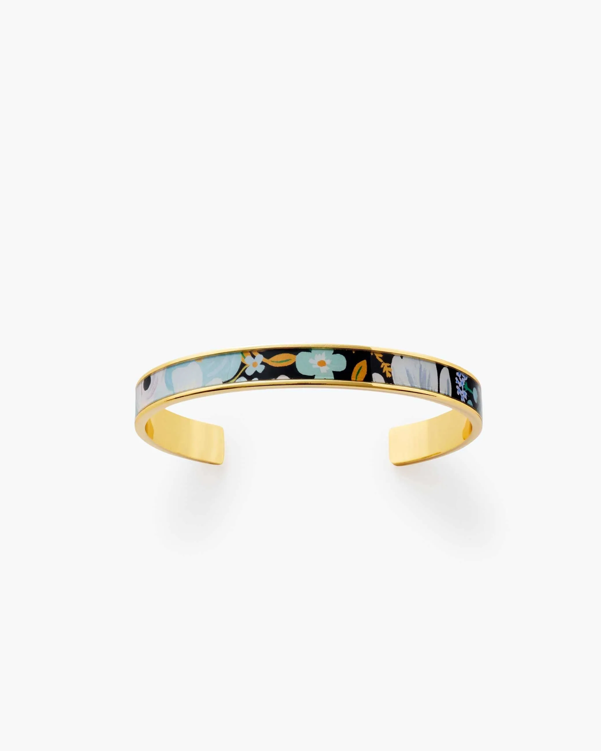 Garden Party Blue Skinny Enamel Cuff