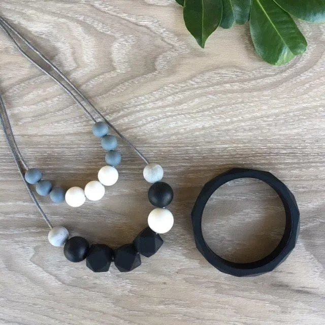 GEO Silicone Teething Bangle