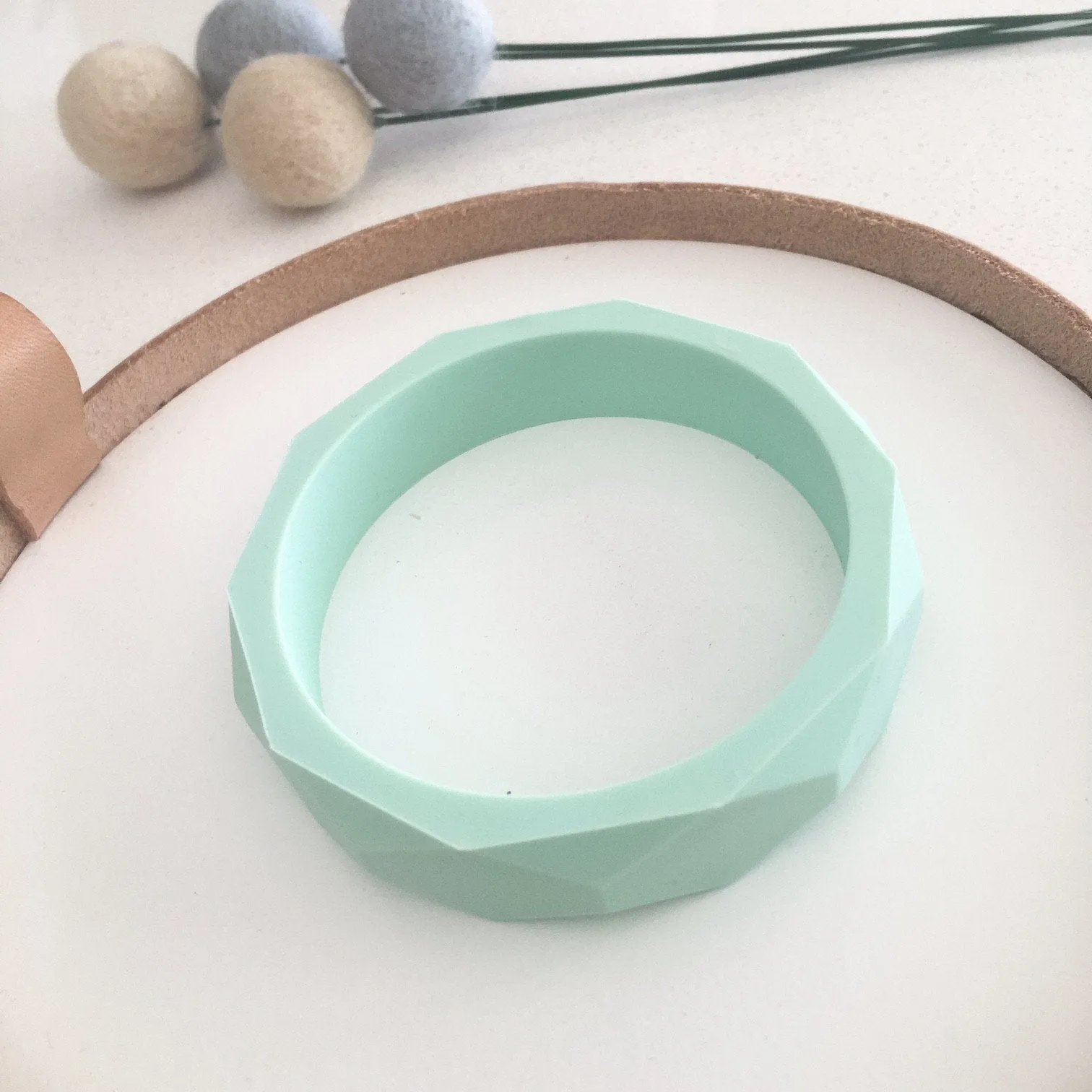 GEO Silicone Teething Bangle