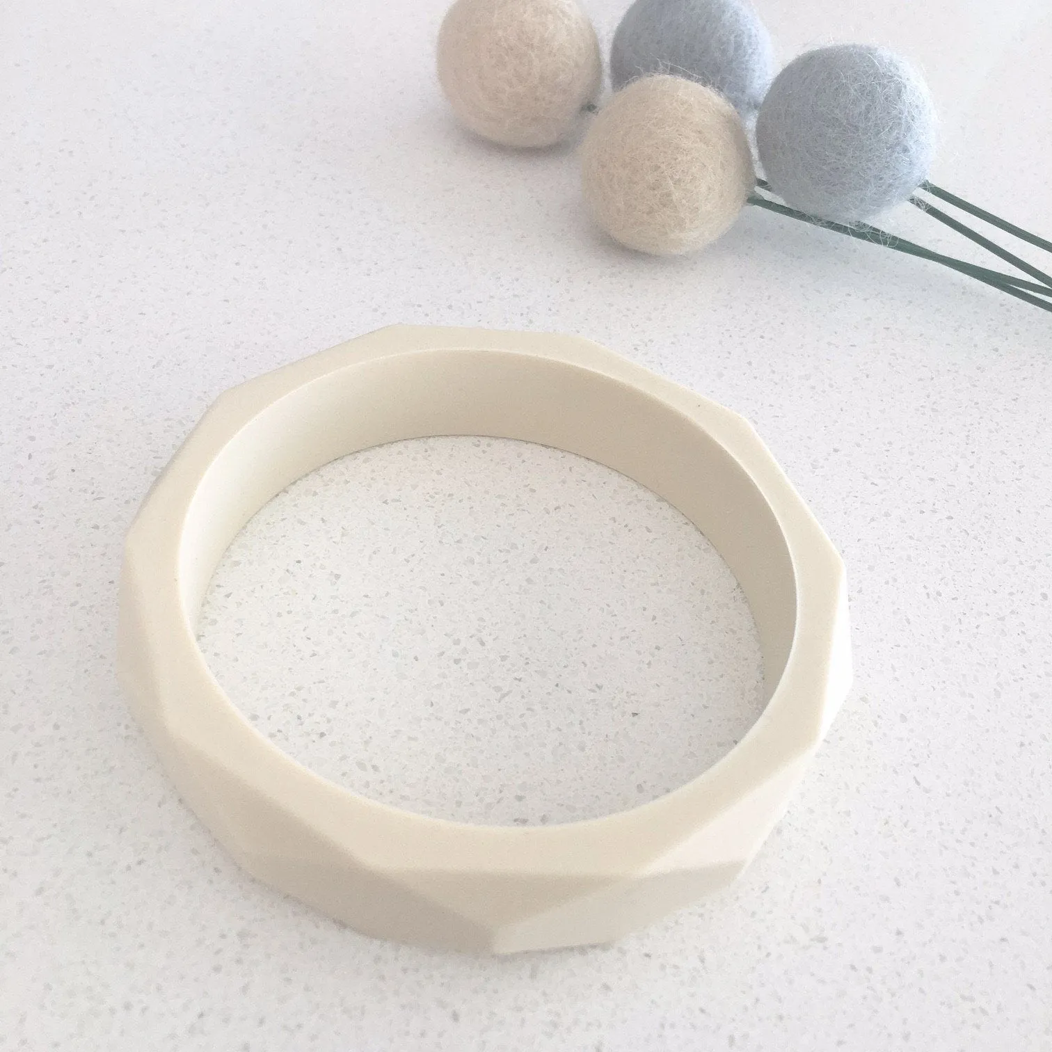 GEO Silicone Teething Bangle