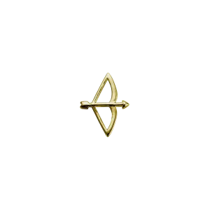 Gold Bow & Arrow - Beloved
