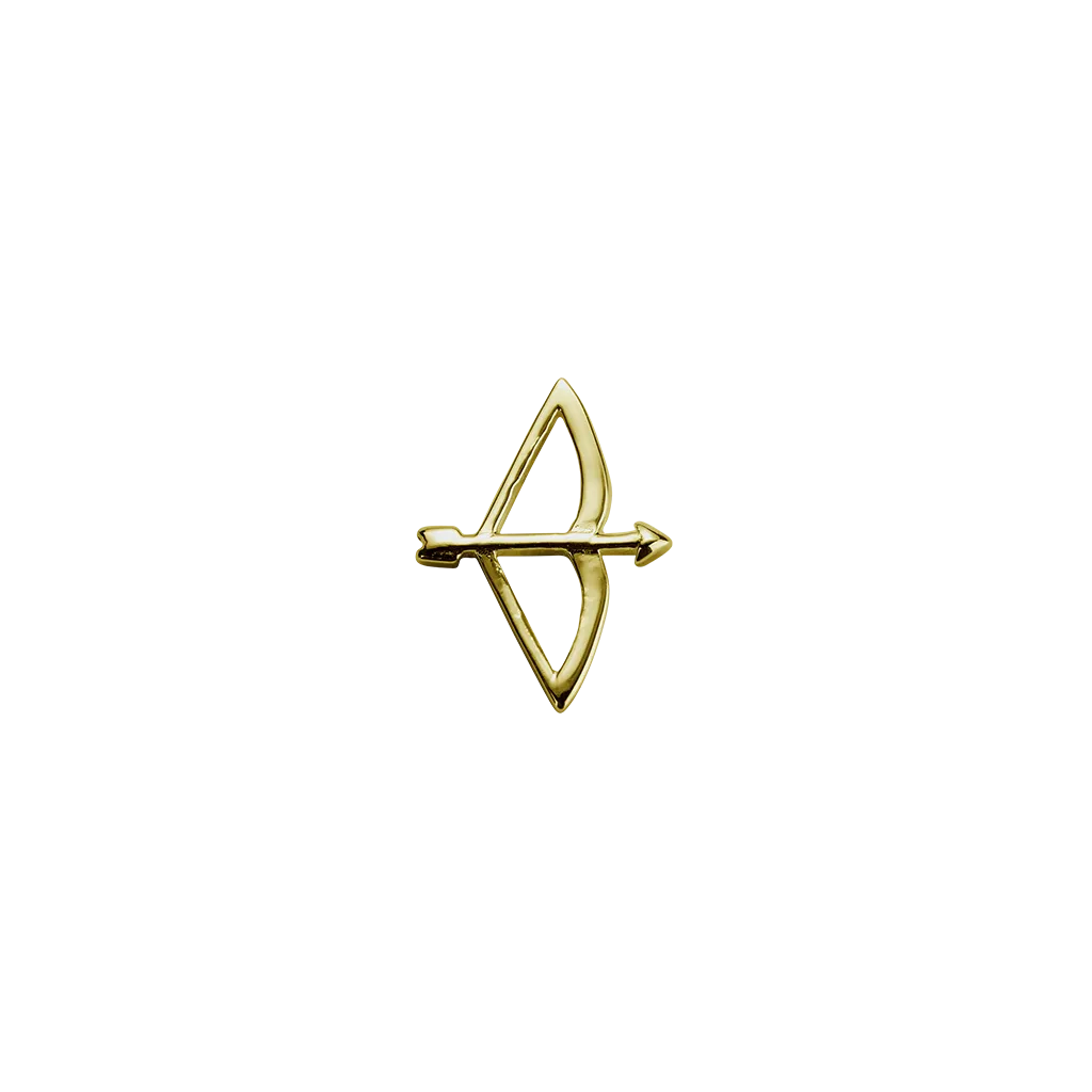Gold Bow & Arrow - Beloved