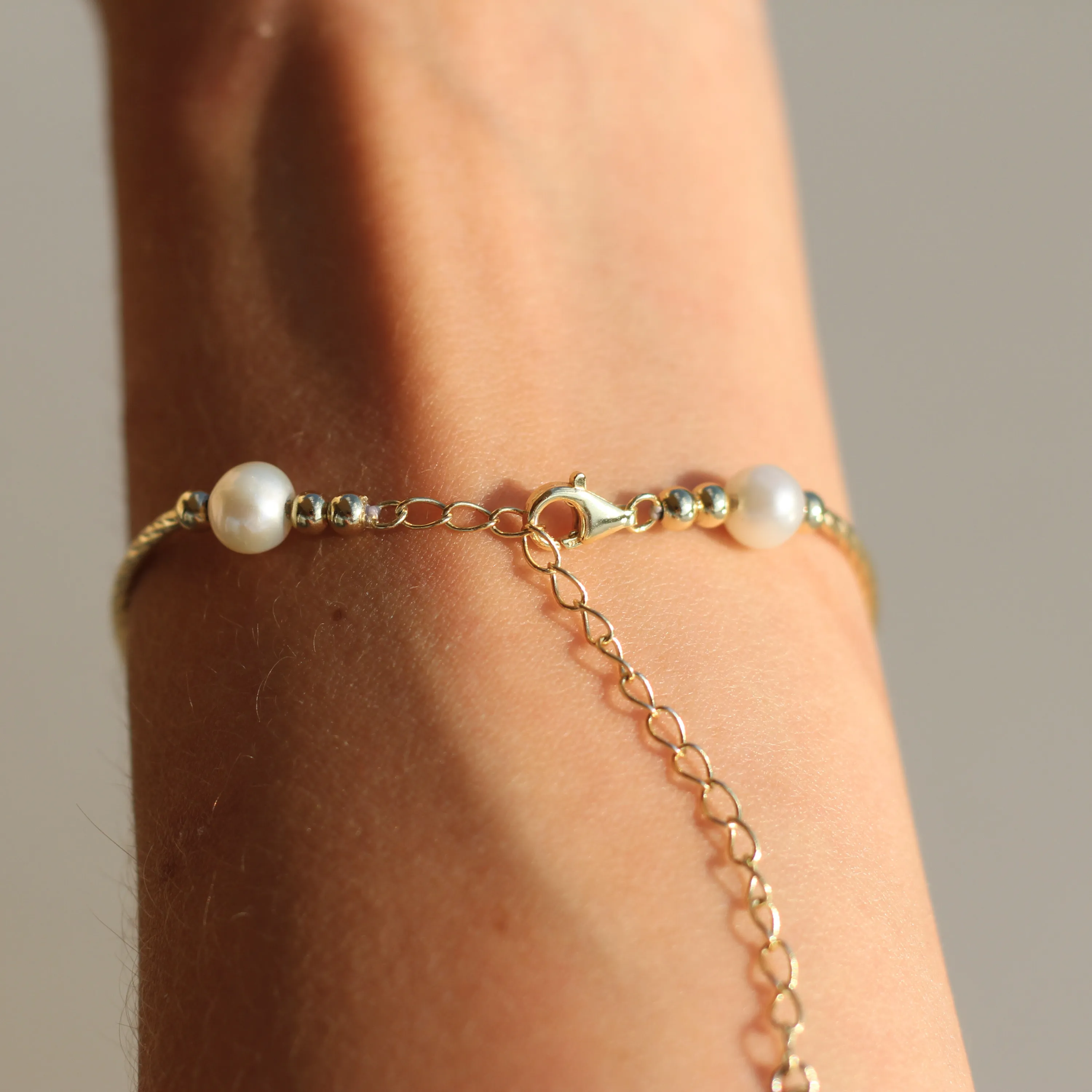 Golden Sands Pearl Bracelet