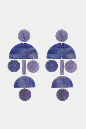 Graceful Vibe Geometric Dangle Earrings