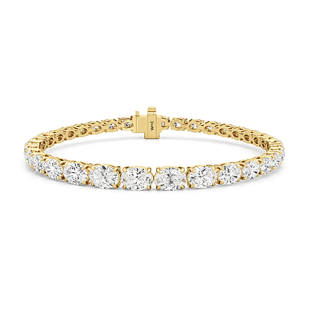 Graduating Oval Tennis Bracelet