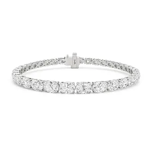 Graduating Oval Tennis Bracelet