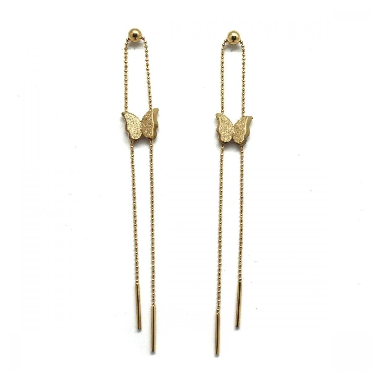 Habana Paris Long Butterfly Earrings