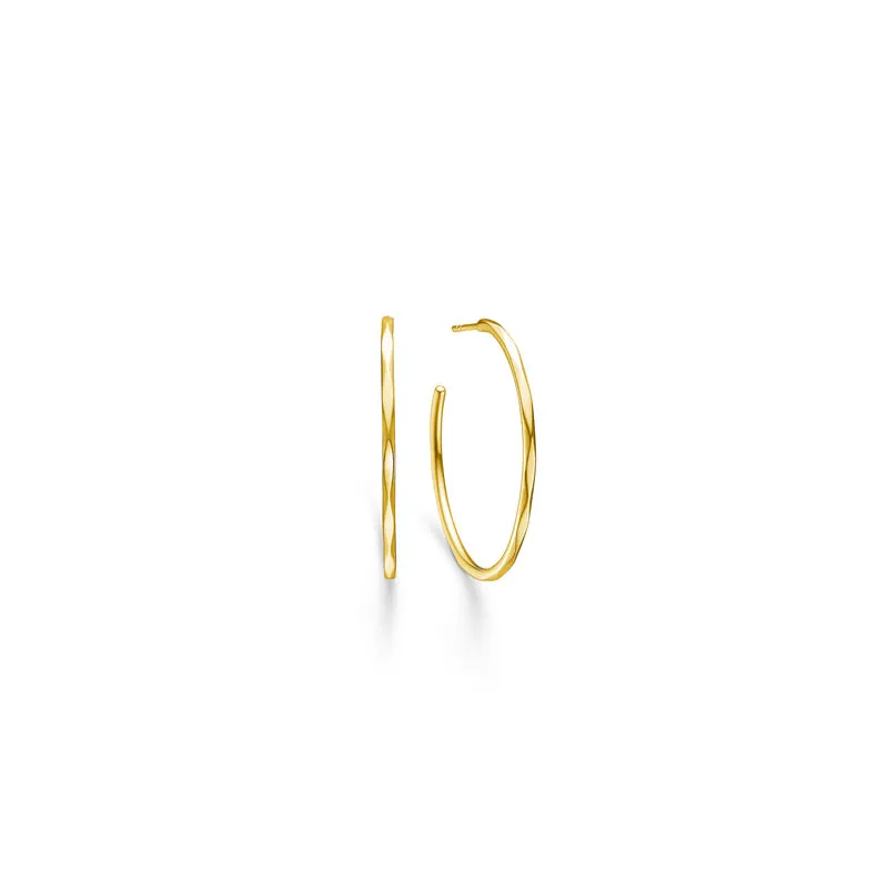 Harlequin Large Hoops - Gold