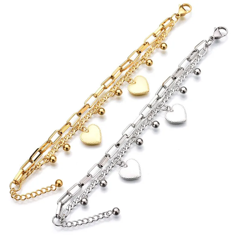 Heart Bracelets & Bangles Simple Bracelet