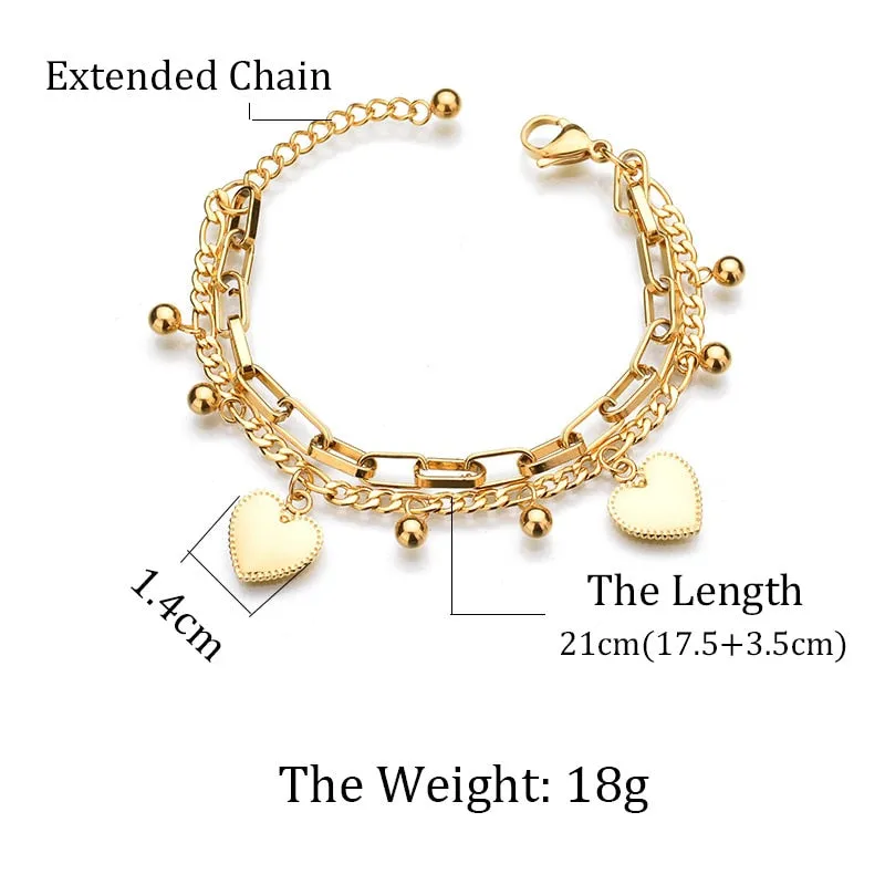 Heart Bracelets & Bangles Simple Bracelet