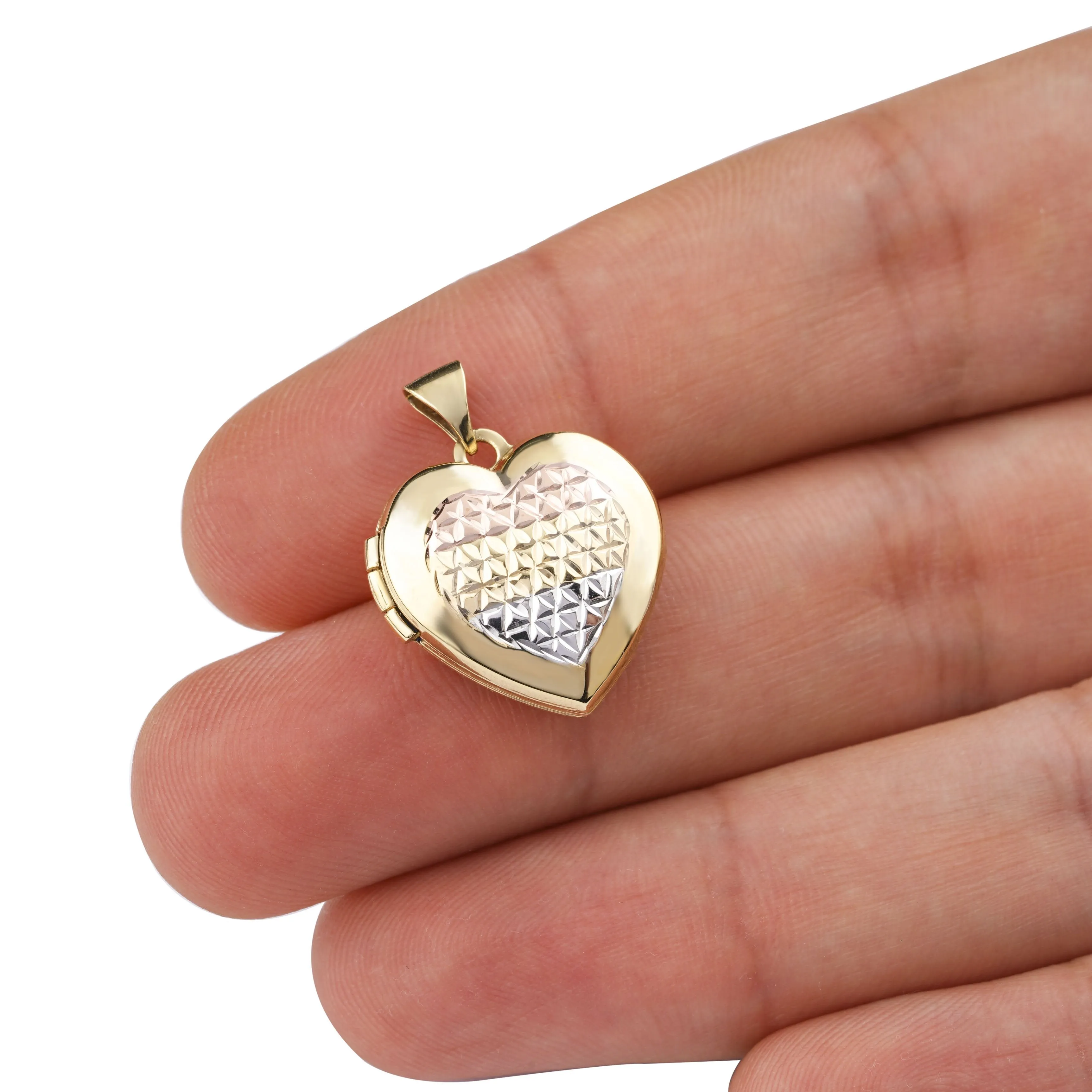 Heart Tri-color Locket