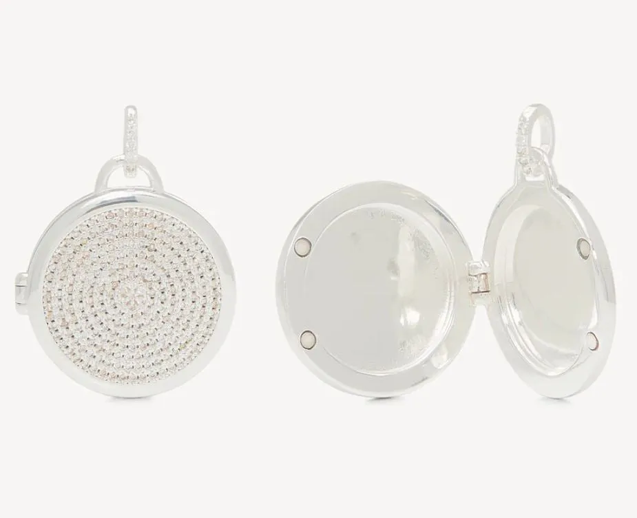 HILLBERG & BERK Keepsake Pavé Locket Charm
