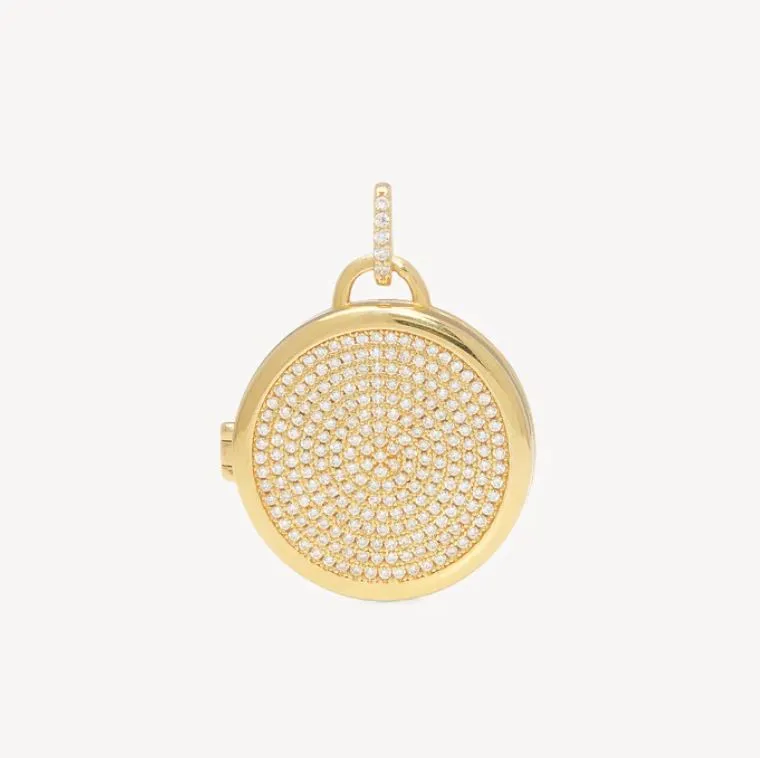 HILLBERG & BERK Keepsake Pavé Locket Charm